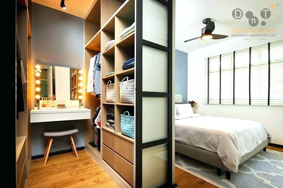 Desain walk in closet minimalis