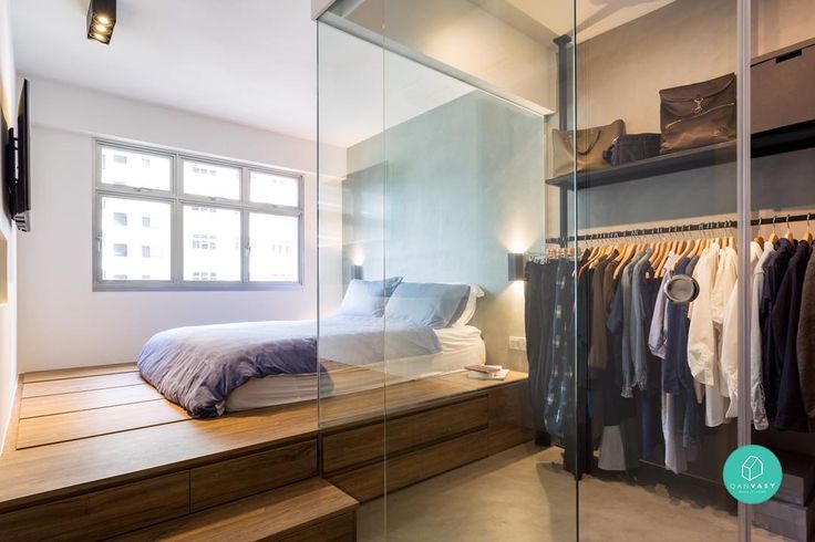 Desain walk in closet minimalis