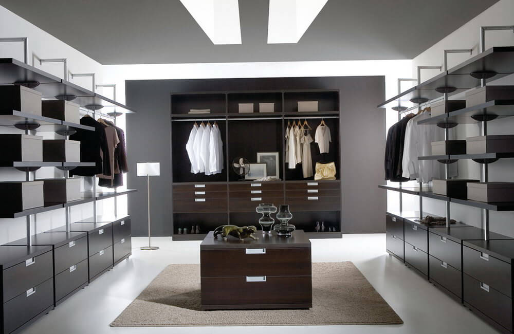 Desain walk in closet minimalis