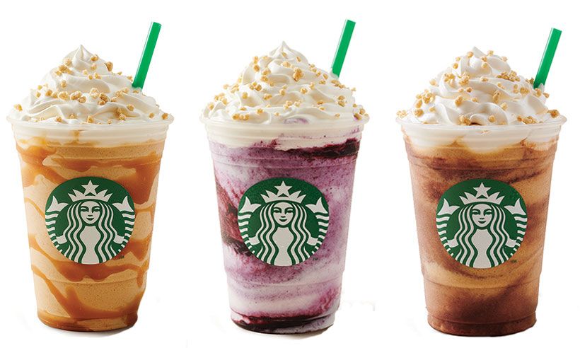 menu minuman starbucks frappucino