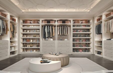 Desain walk in closet minimalis