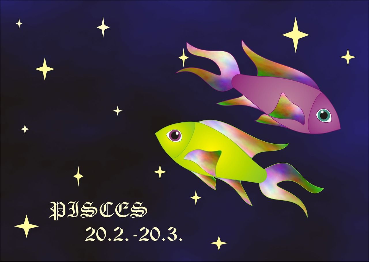 ilustrasi zodiak pisces