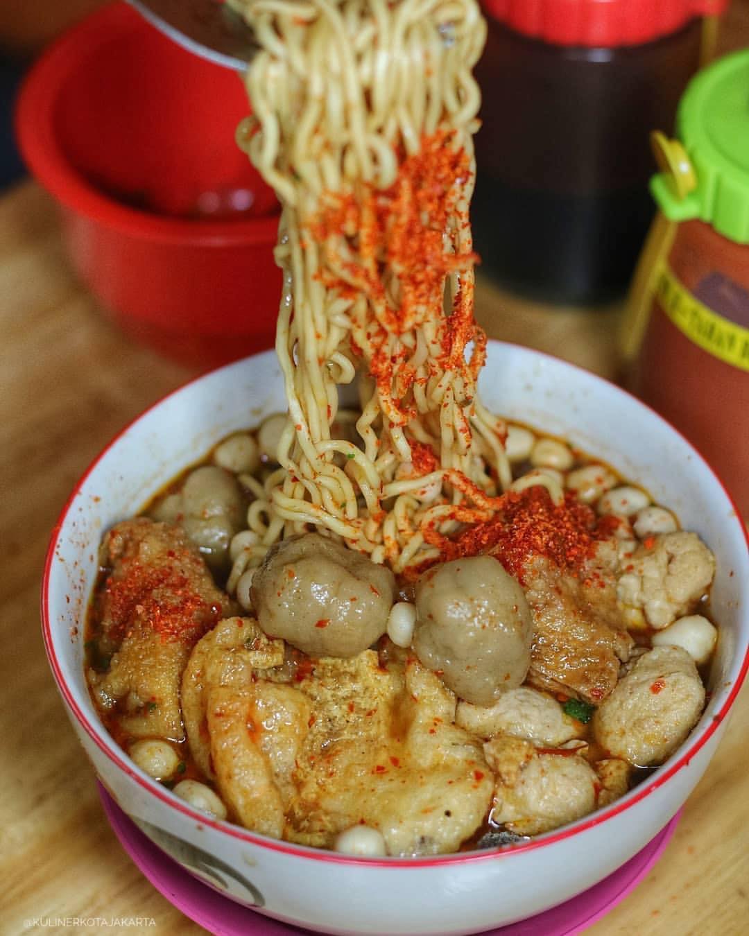 kedai baso aci di jakarta - baso aci cuanki kang hanafi