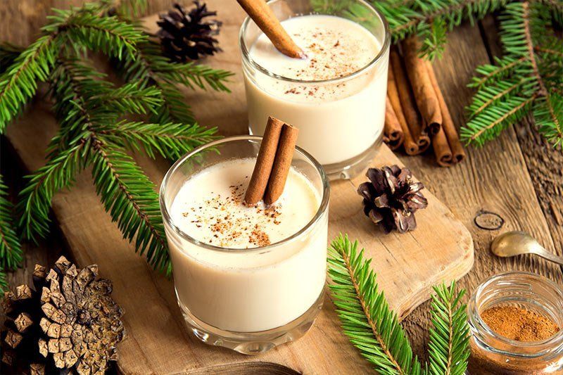 menu natal anak kost egg nog