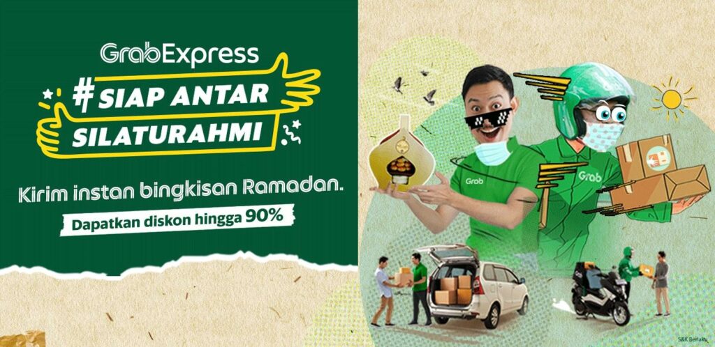 GrabExpress untuk mengantar hampers Lebaran