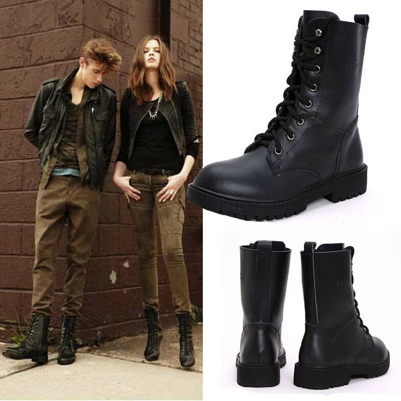 gembar sepatu wanita army boots