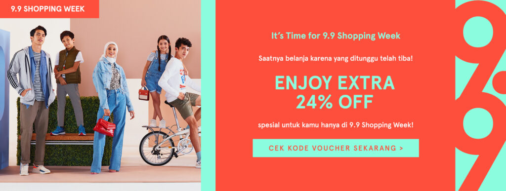 Diskon Promo 9.9 Zalora