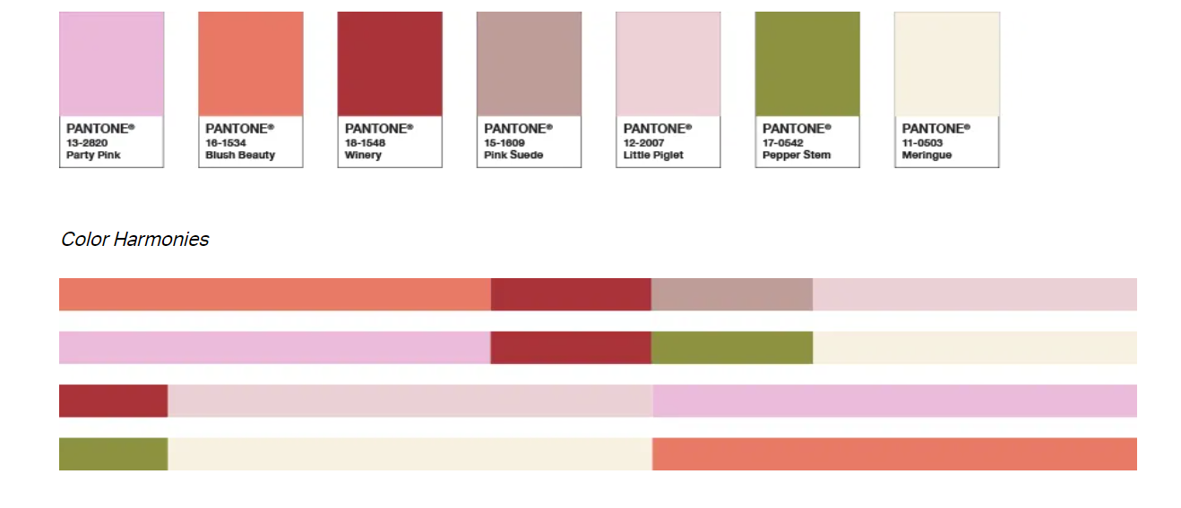 kombinasi tren warna spring 2021