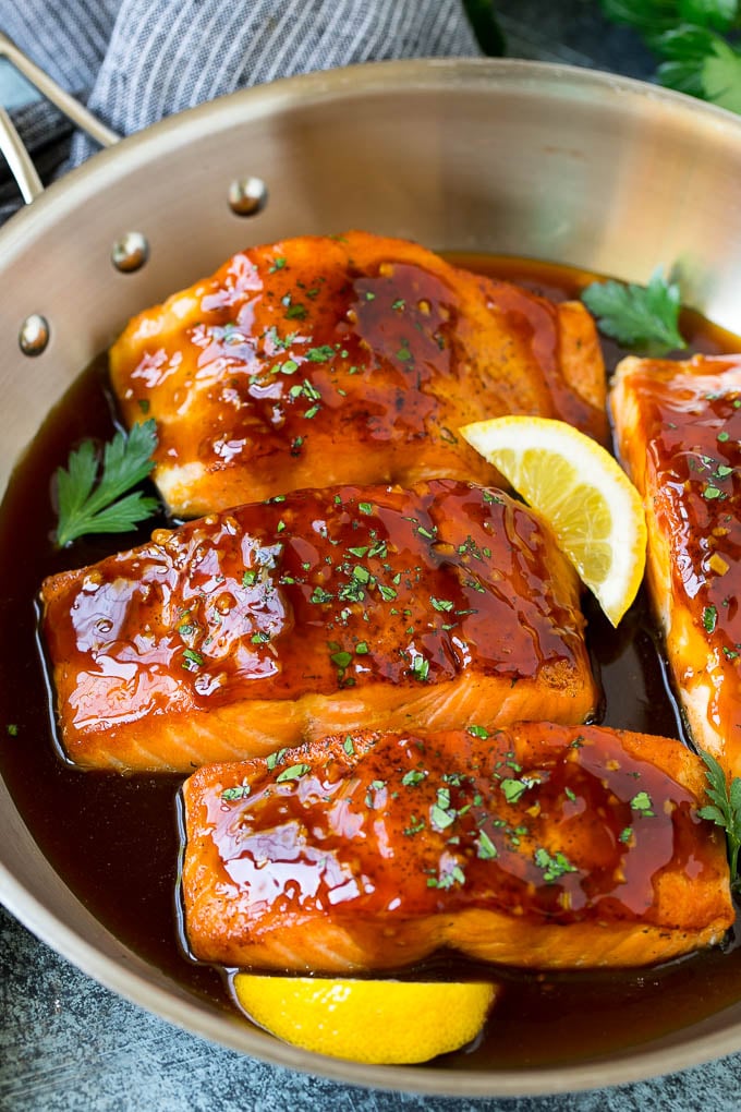 resep salmon madu