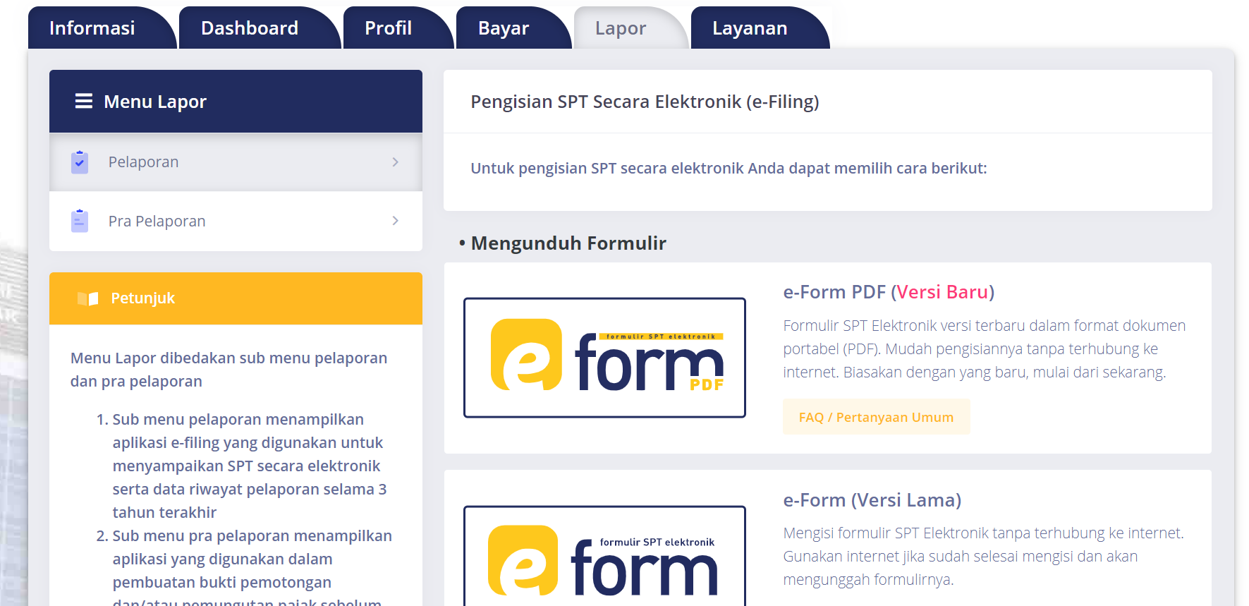 Cara Lapor SPT Online 2021