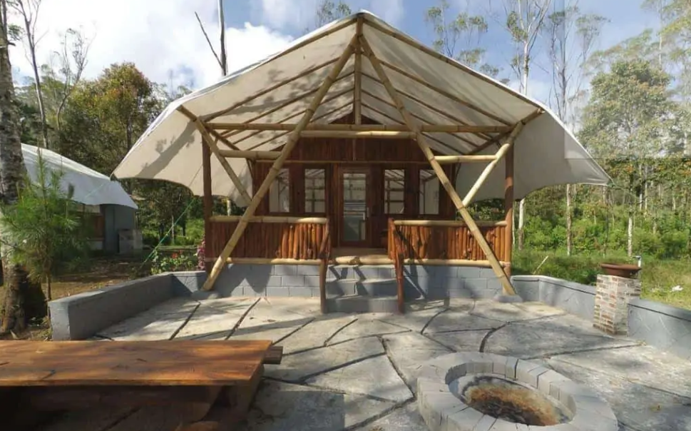 glamping di bandung - green hill ciwidey