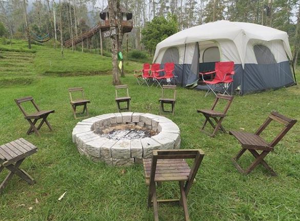 green hill park ciwidey - tempat glamping di ciwidey