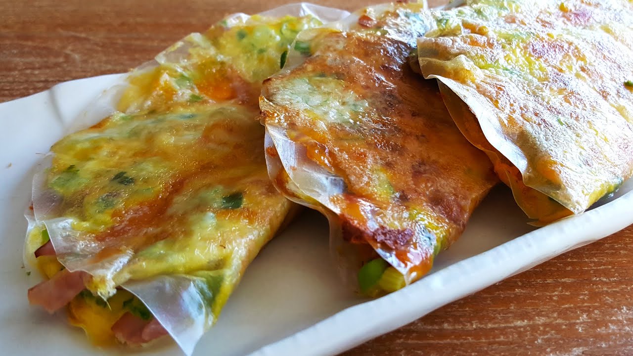 resep rice paper omelette