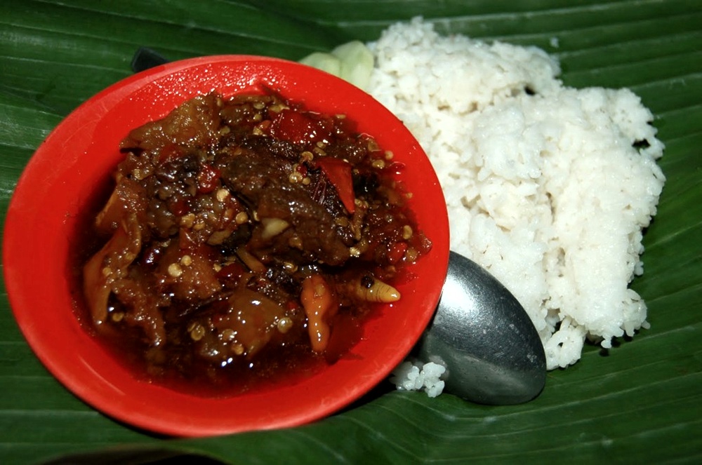 oseng mercon bu narti - kuliner viral jogja