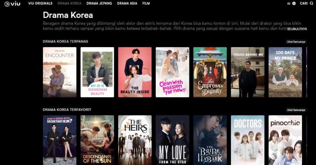 aplikasi nonton streaming film Viu