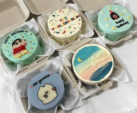 desain bento cake korea