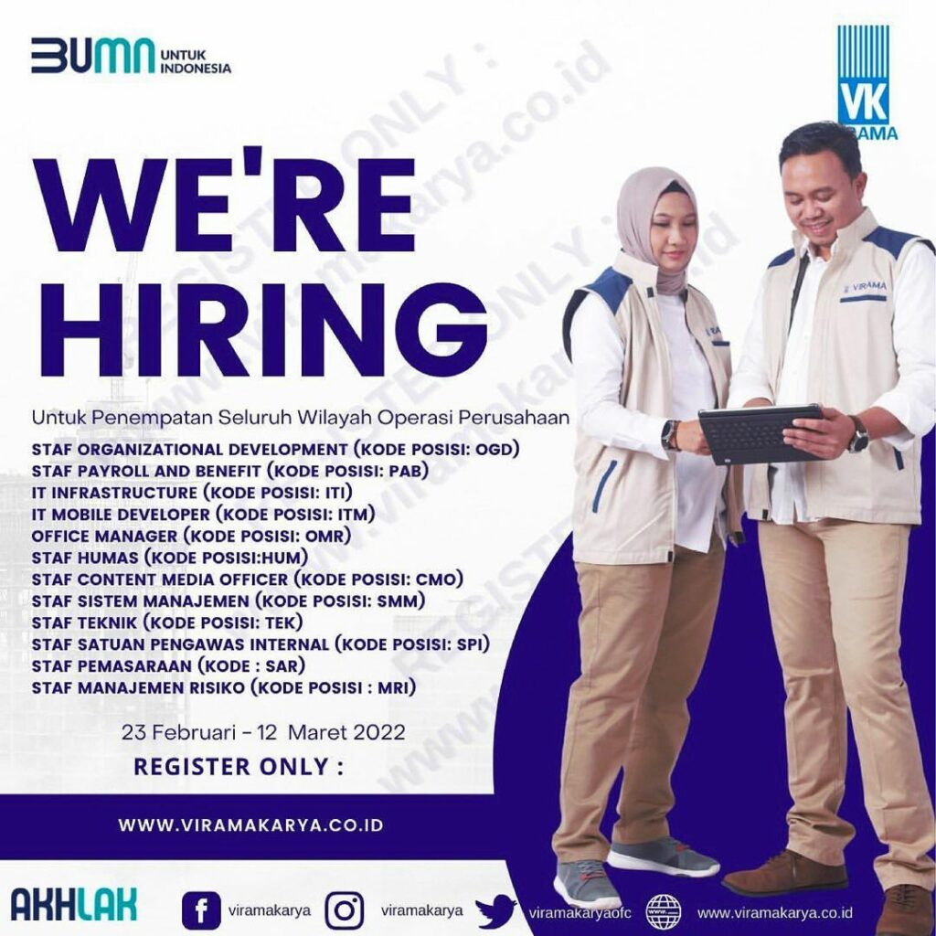 Loker Lowongan Kerja BUMN Maret 2022

