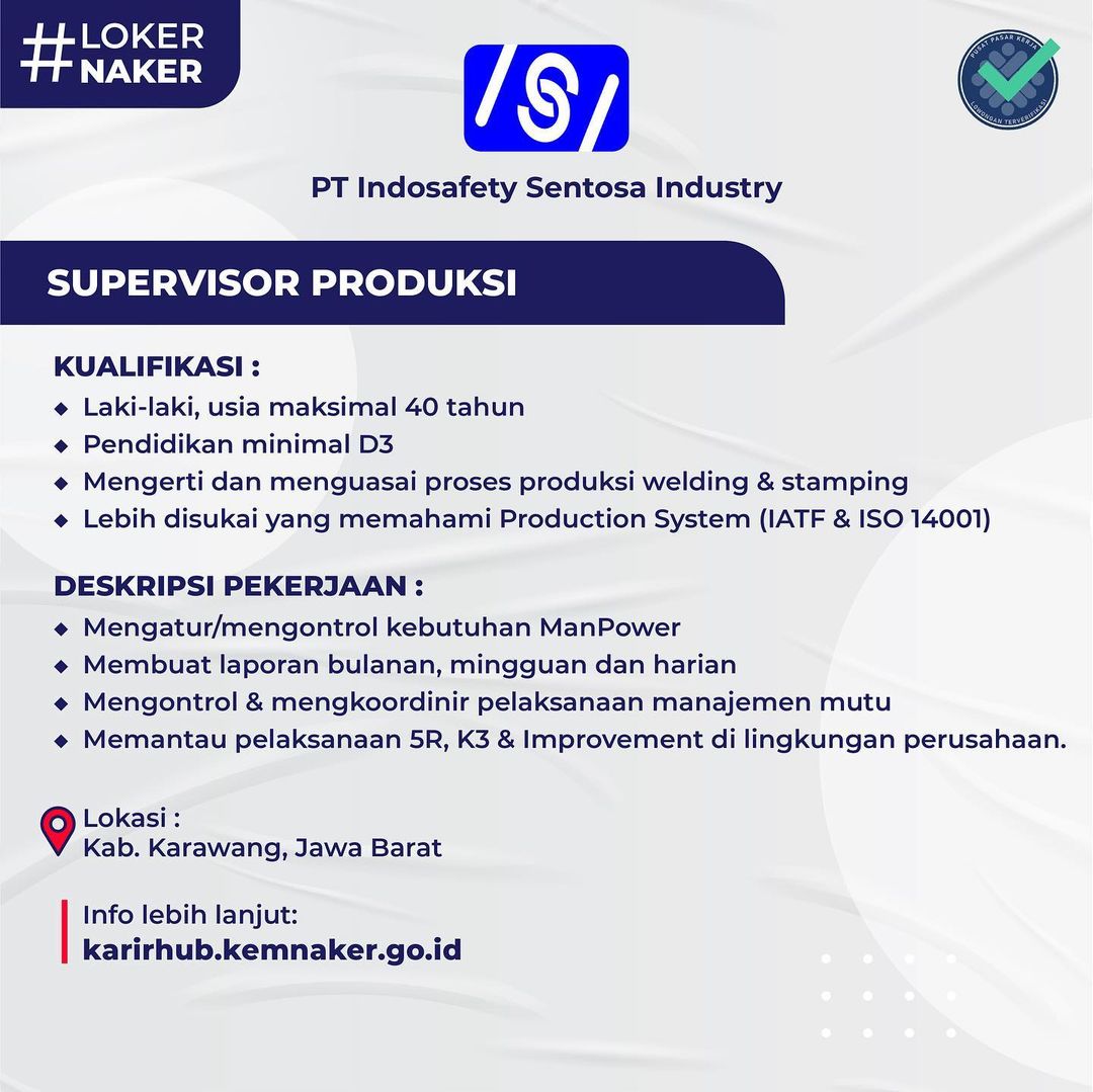 loker lowongan kerja Jakarta, bekasi, karawang terbaru 2022