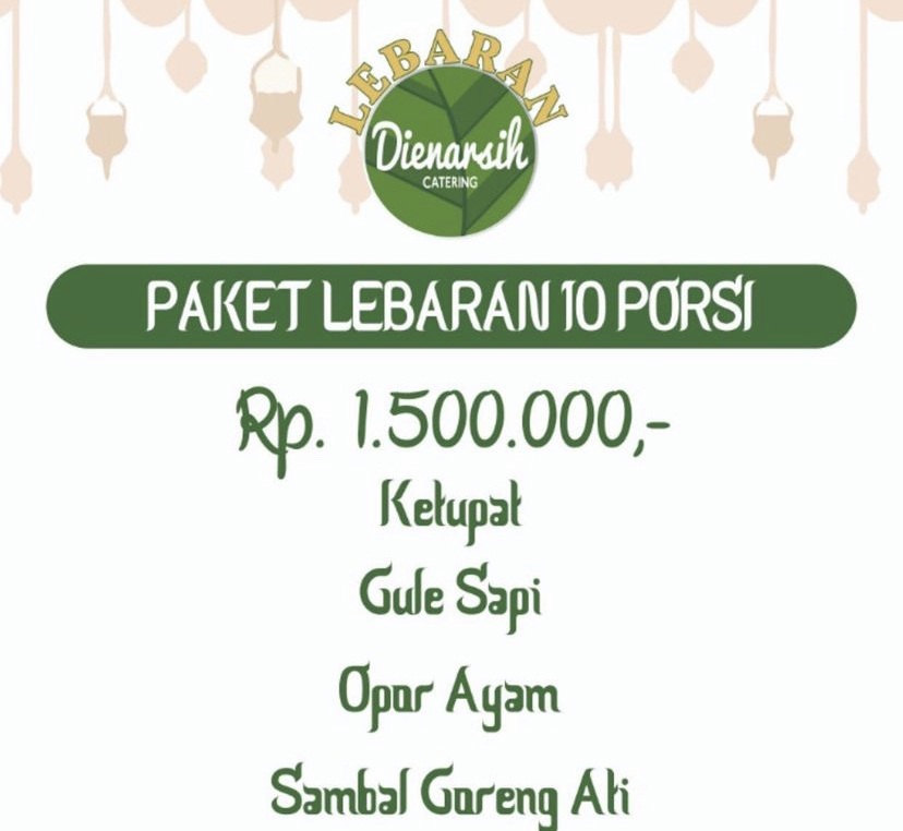 catering lebaran di Bandung