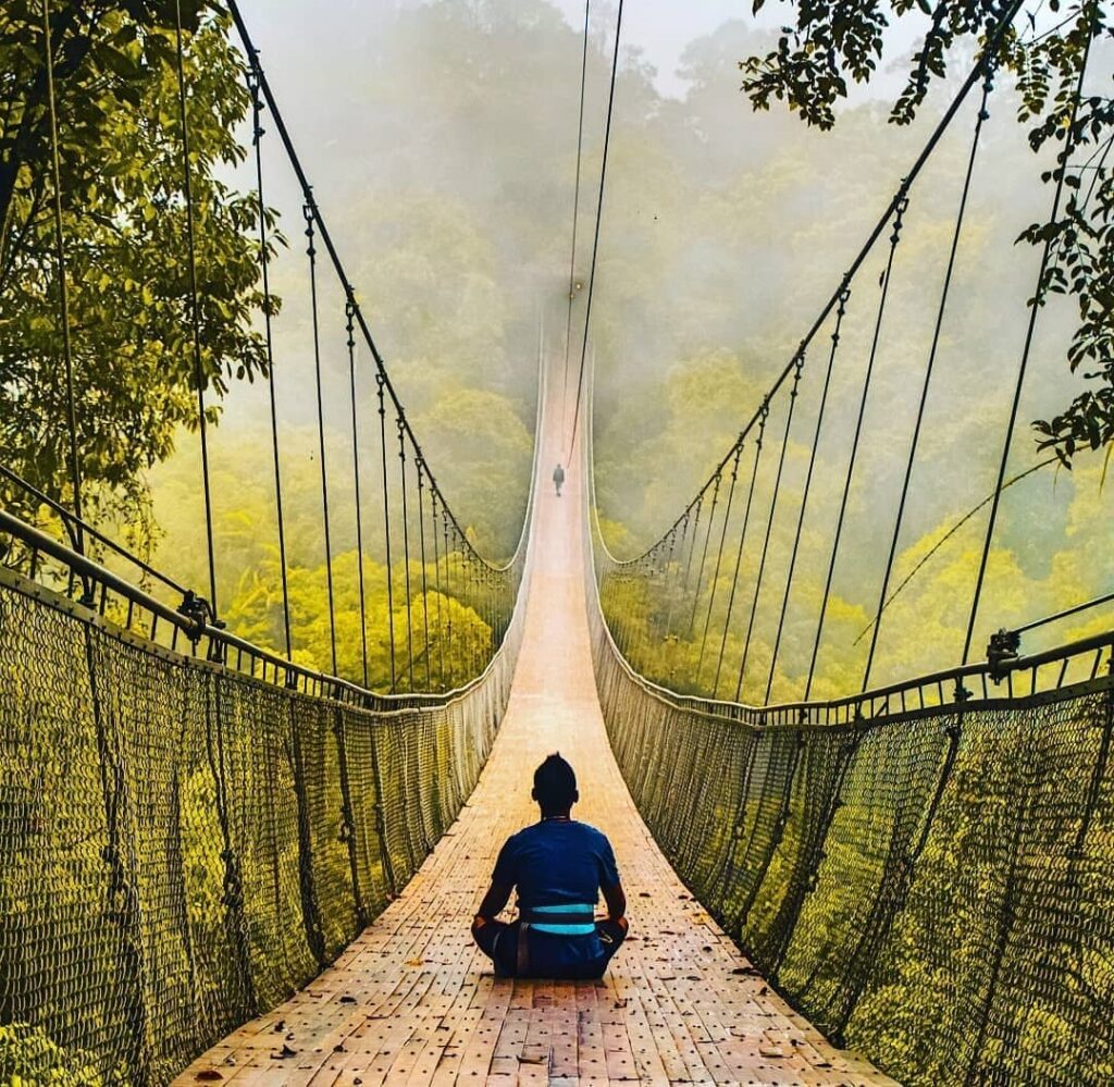 objek wisata di Sukabumi, suspension bridge 