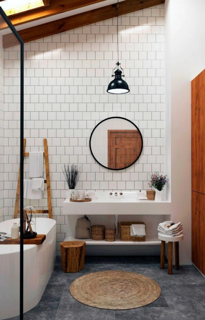 kamar mandi modern scandinavian