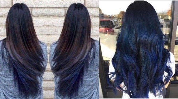 ombre rambut bagian dalam