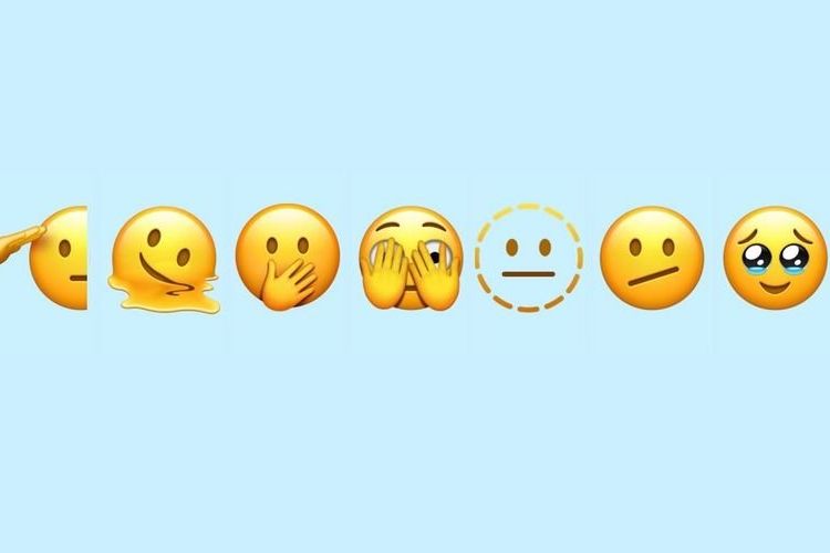 emoji ios gambar wajah