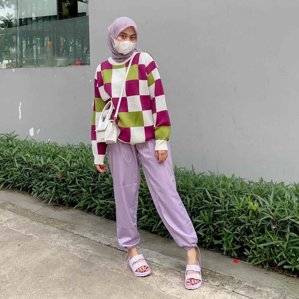 OOTD Hijab Simple untuk Hangout