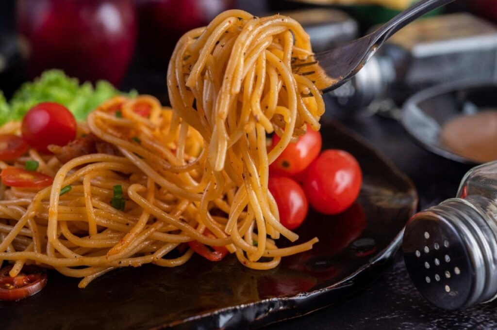 cari resep makan malam spaghetti