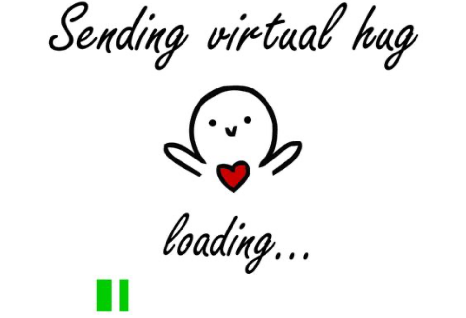 virtual hug adalah