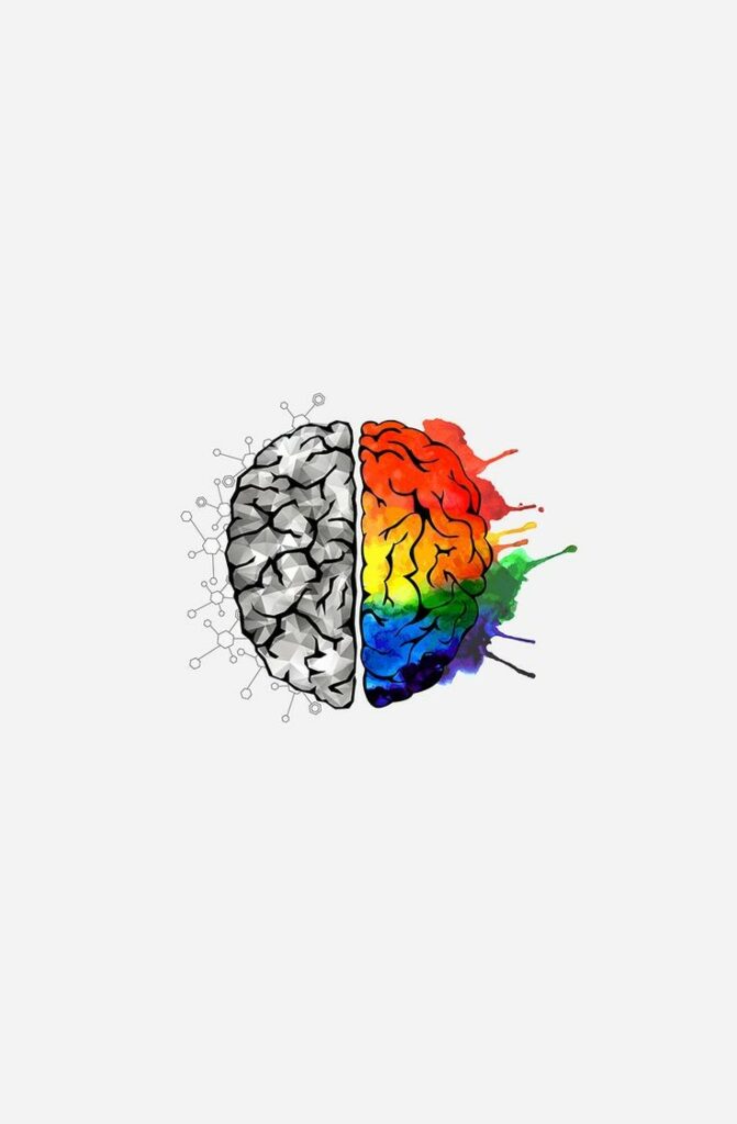 Wallpaper rainbow aesthetic brain ranbow