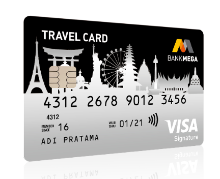 kartu kredit banyak promo - Mega travel card