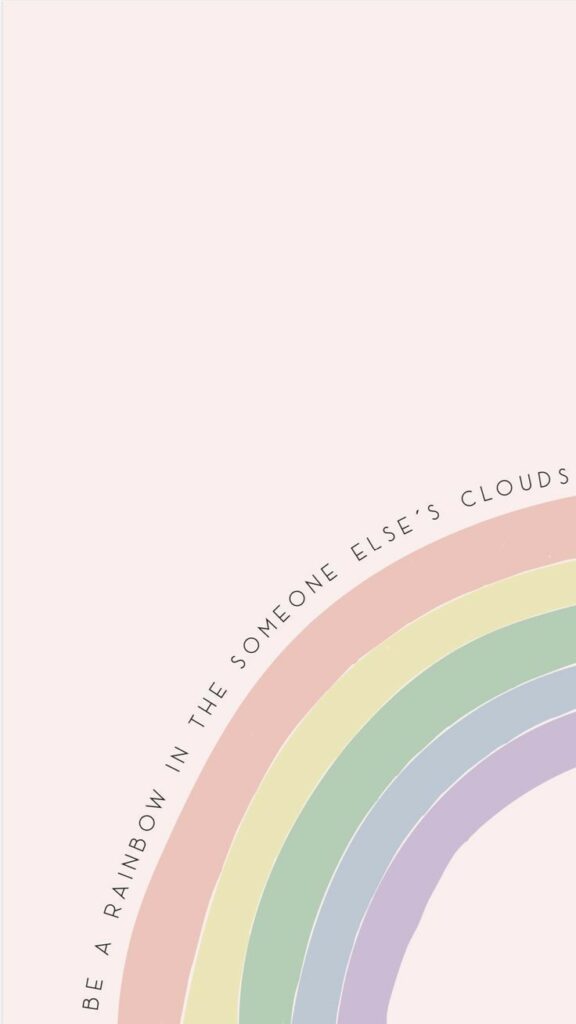 Wallpaper rainbow aesthetic pastel