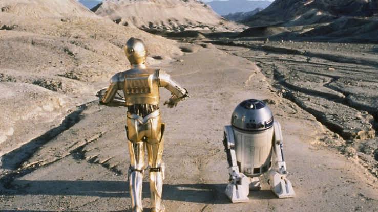 7. Tubuh robot cerewet di film Star Wars