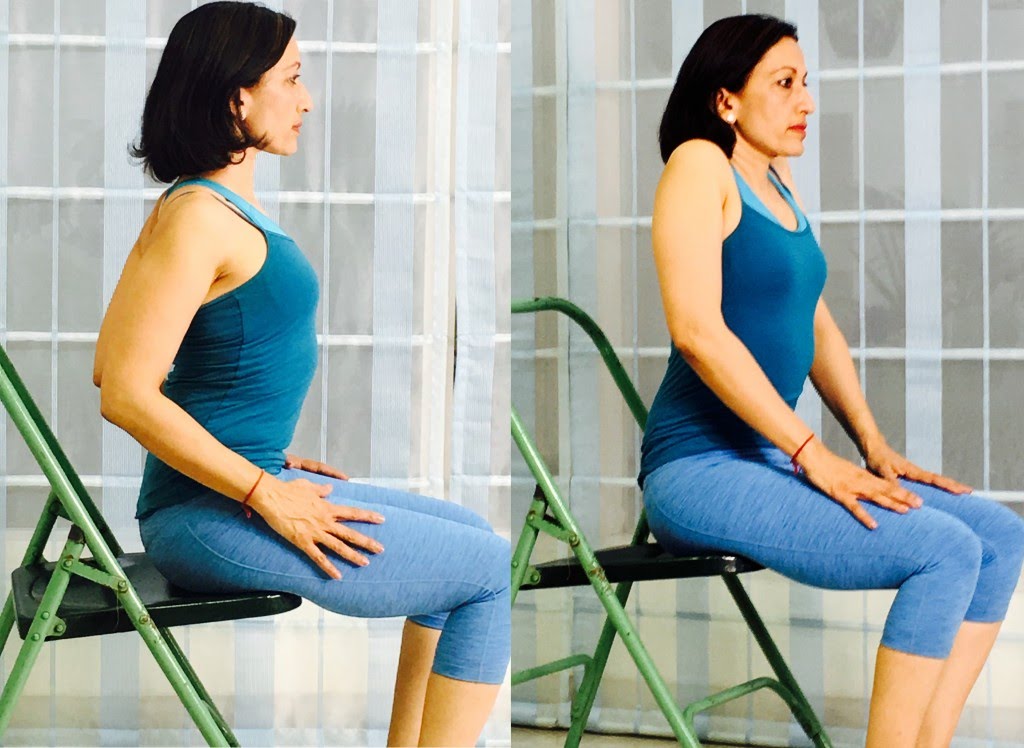 Olahraga sambil duduk : Shoulder Shrug Excercise
