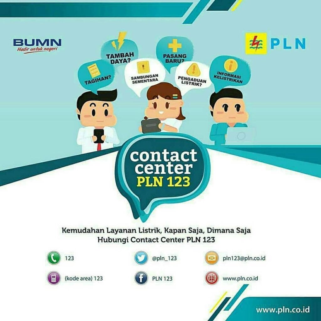 nomor telepon pln 