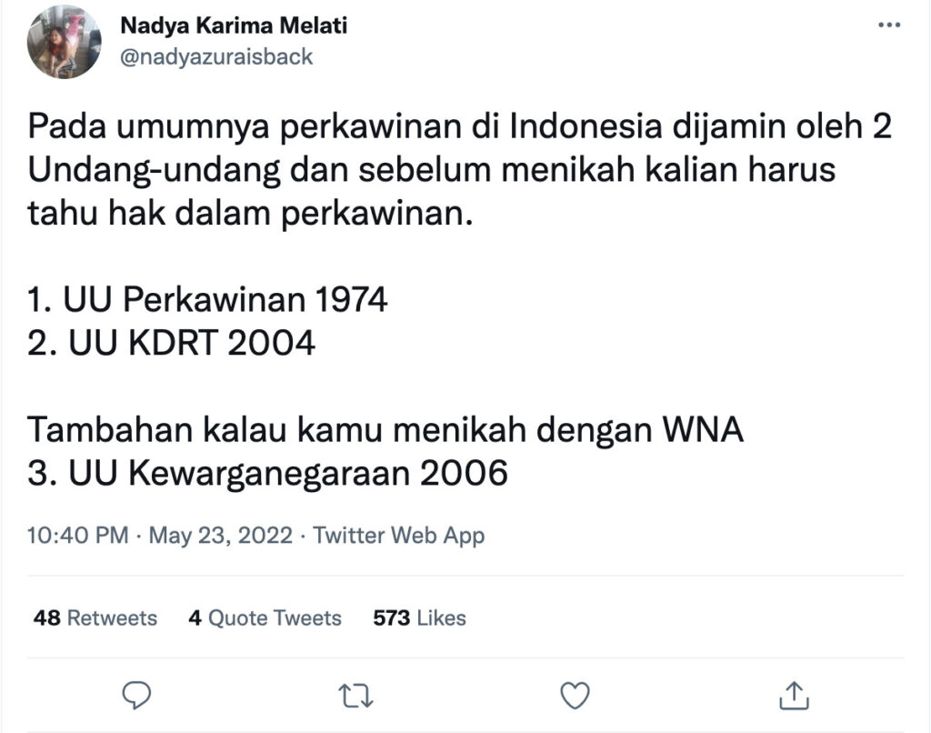 pacaran dengan wna - UU Perkawinan 1974