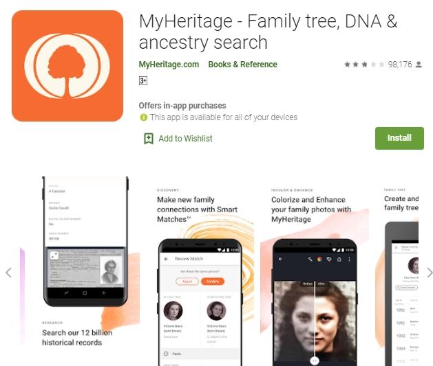 cara edit foto awan bergerak myheritage
