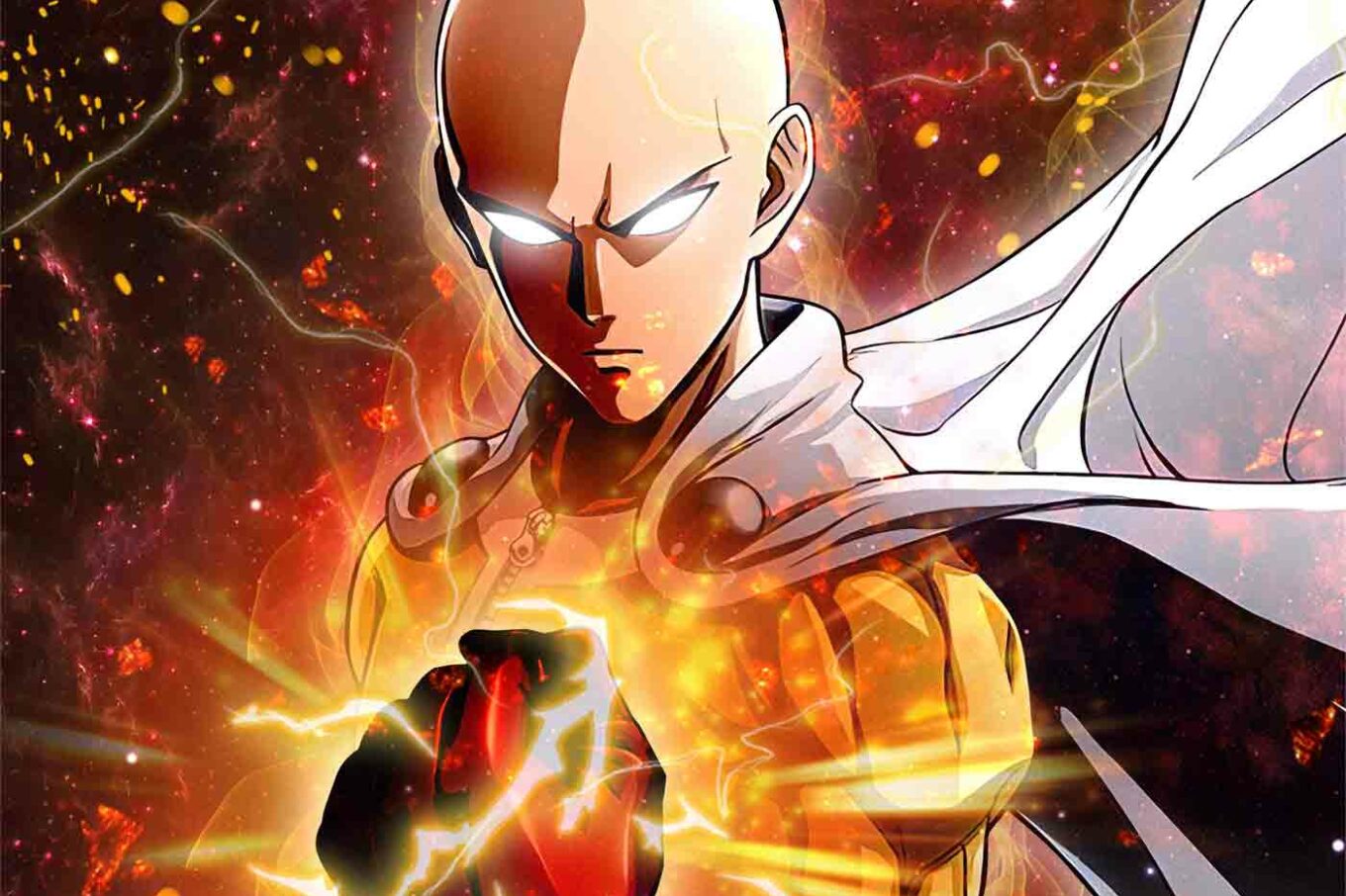 karakter anime terkuat - saitama one punch man