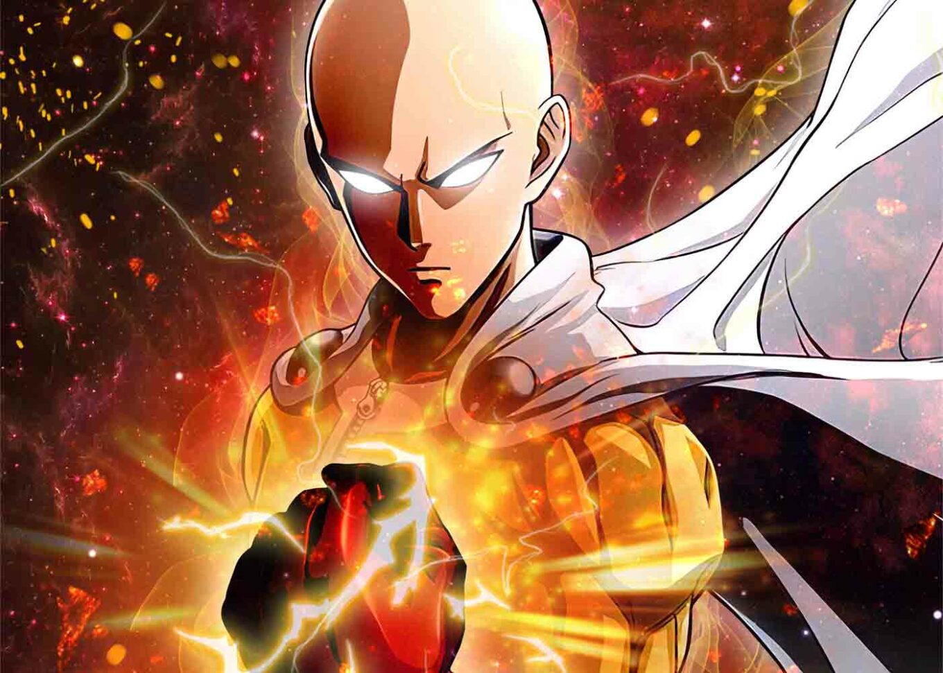 karakter anime terkuat - saitama one punch man