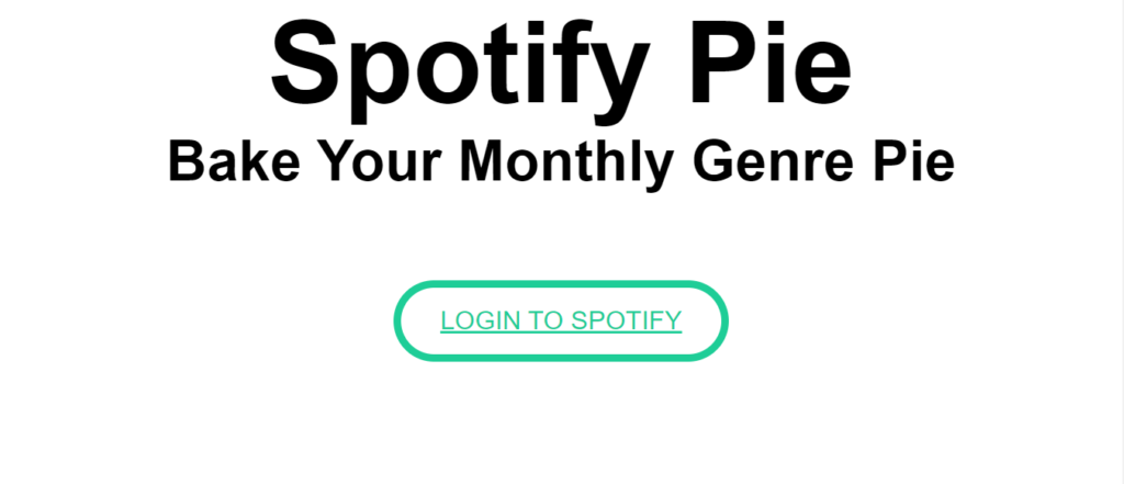 cara membuat spotify pie chart