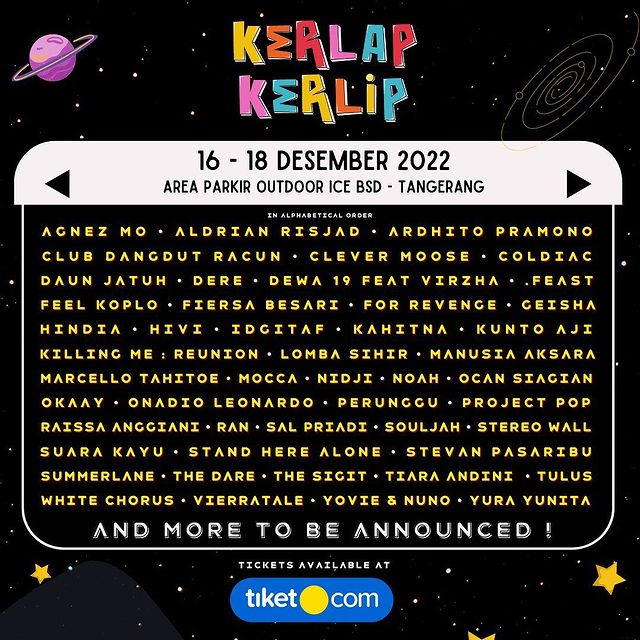 konser bulan desember 2022